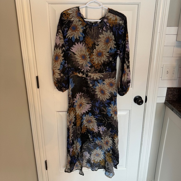 New Marabelle Floral Print Midi Dress 31813 - Picture 1 of 11